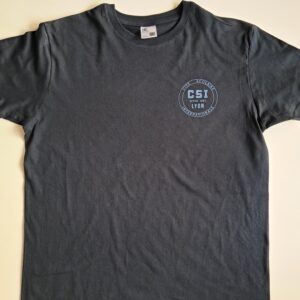 T-shirt Navy petit logo CSI